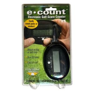 ProActive Sports e•count Electronic Golf Score Counter Neoprene Case 9-18 Holes